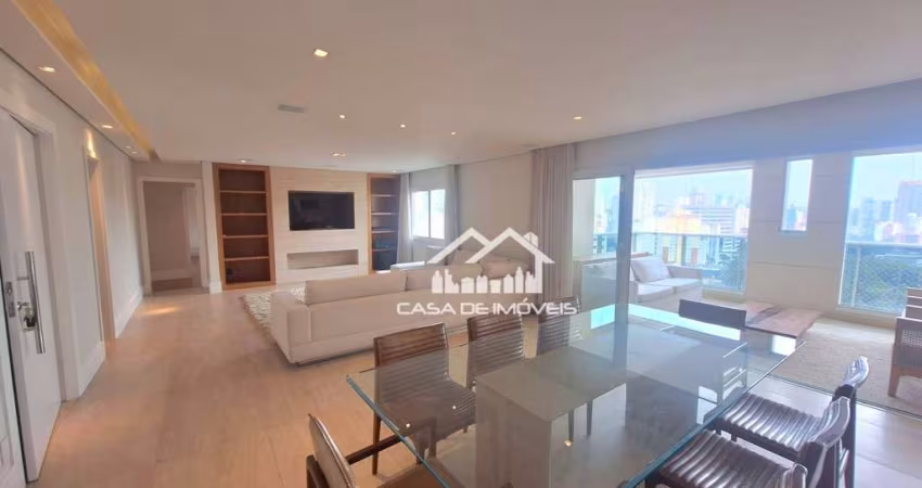 Apartamento próximo ao Parque do Ibirapuera, 235m², 3 suítes, 4 vagas, na Vila Nova Conceição