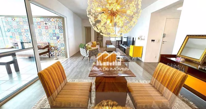 Aluga apartamento de 167m², com 3 suítes, 3 vagas, depósito e lazer completo
