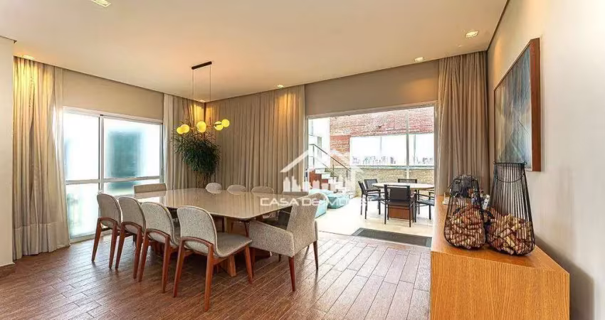 Vende cobertura duplex com 4 dormitórios, piscina, churrasqueira e 5 vagas, na vila andrade