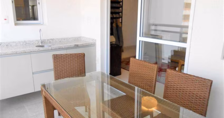 Aluga apartamento com 52m², 1 suíte, varanda, 1 vaga, lazer completo, no Brooklin próximo a Berrini