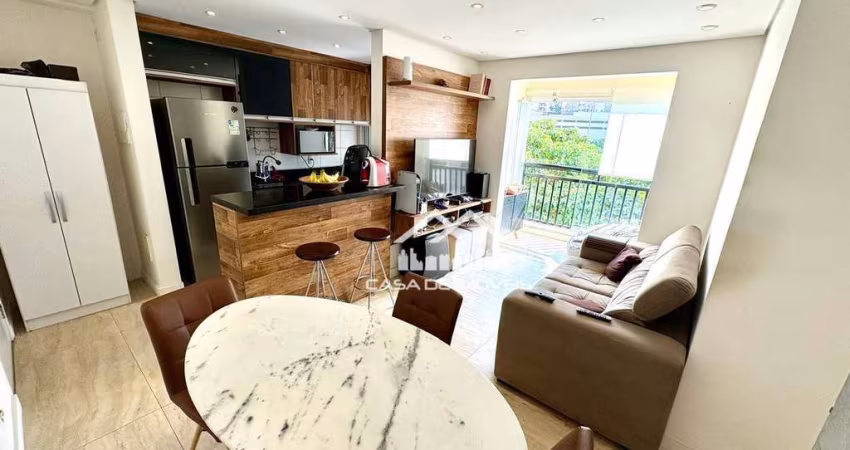 Vende apartamento de 57m², com 2 dormitórios, 1 suíte, 1 vaga e lazer completo, na Vila Andrade