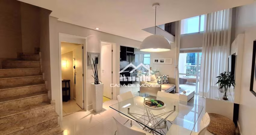 Vende duplex incrível, 100% mobiliado, na Vila Olímpia.