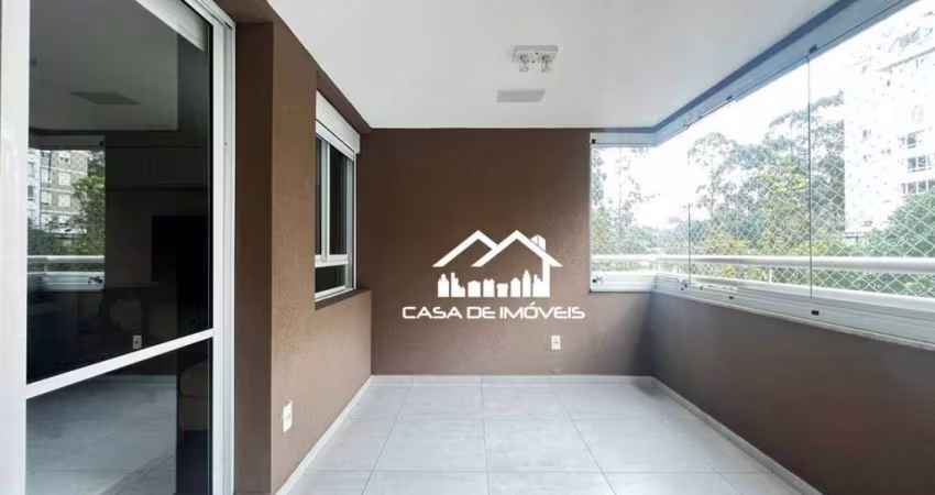 Aluga apartamento de 143m², com 3 suítes e 2 vagas, no Panamby.
