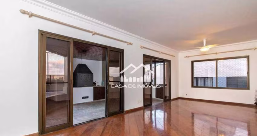 Aluga apartamento 200m, com 4 dormitórios e 4 vagas, no Morumbi.