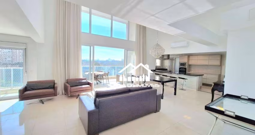 Aluga apartamento semi mobiliado, com 202m², no Panamby