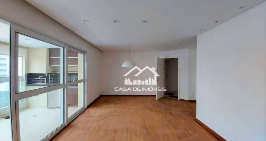 Aluga apartamento com 126m², 3 suítes, 3 vagas e lazer completo, no Brooklin
