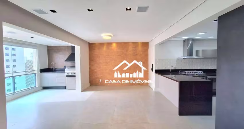 Vende ou aluga apartamento de 119m², com 2 suítes, 2 vagas, varanda gourmet, depósito e lazer completo