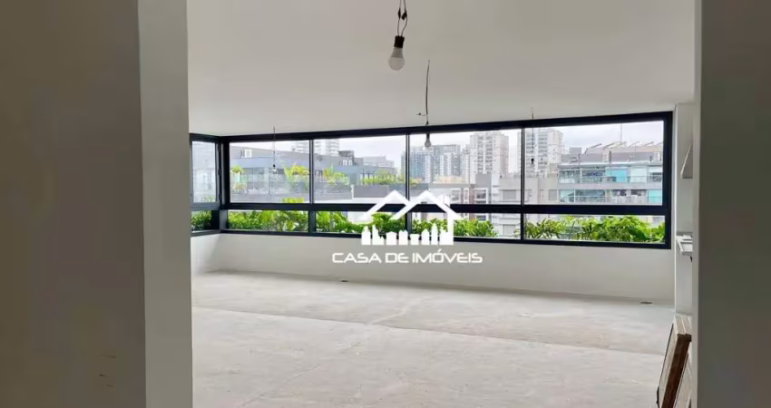 Vende apartamento com 201m², 3 suítes, novo, elevador privativo, varanda gourmet e lazer completo no Brooklin.