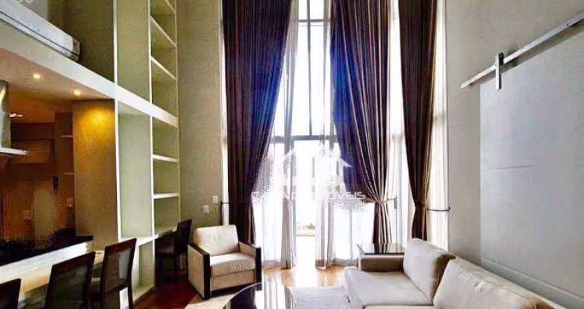 Aluga apartamento de alto padrão, mobiliado, 2 suítes, na Vila Nova Conceição.