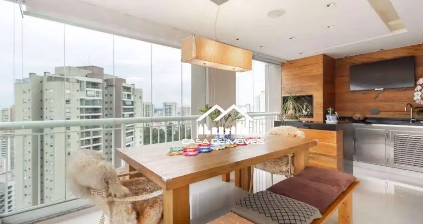 Apartamento à venda, 260 m², 3 suítes, 4 vagas e depósito.