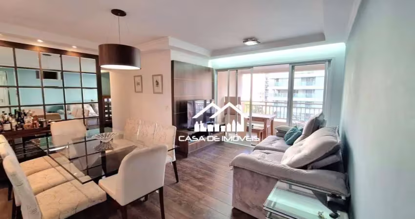 Aluga apartamento com 96m², 3 dormitórios, 1 suíte, 2 vagas e varanda gourmet, no brooklin