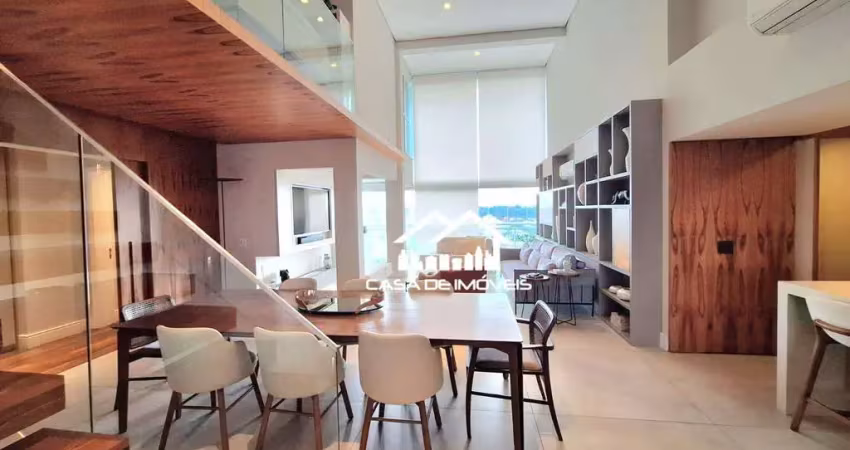 Vende apartamento com pé direito duplo, 189m², 3 suítes e lazer clube, no panamby