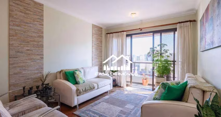 Vende apartamento com 119m², 3 dormitórios, 2 vagas e lazer completo, no morumbi.