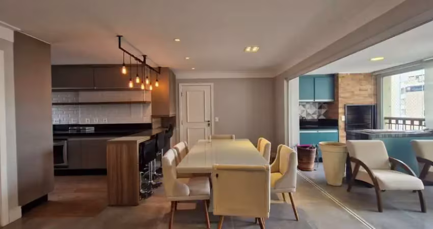 Aluga apartamento de 130m² semi-mobiliado, com 3 suítes e 2 vagas, panamby.
