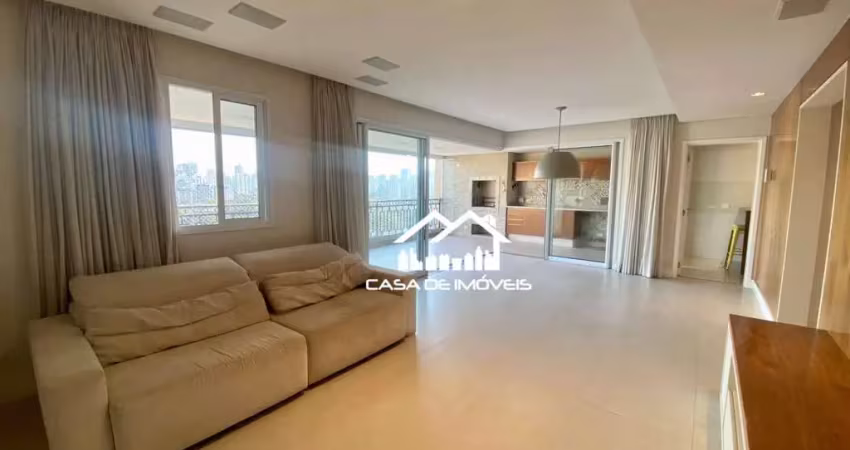 Vende ou aluga apartamento com 156m², 3 suítes e lazer completo com quadra de tênis, na vila olímpia.