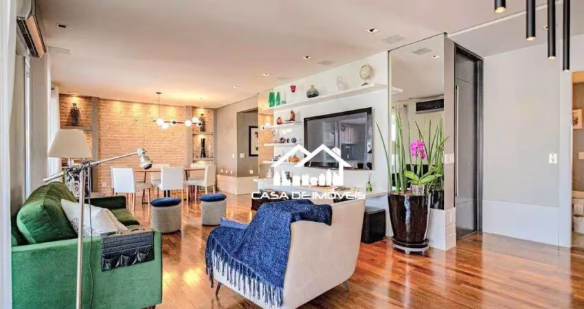 Vende ou aluga apartamento mobiliado com 219m², 4 dormitórios, varanda gourmet, 4 vagas e lazer clube, no campo belo