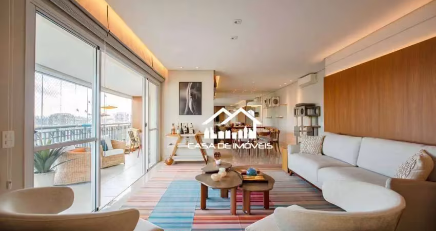 Vende apartamento com 178m², 3 suítes, 3 vagas e lazer clube, no brooklin