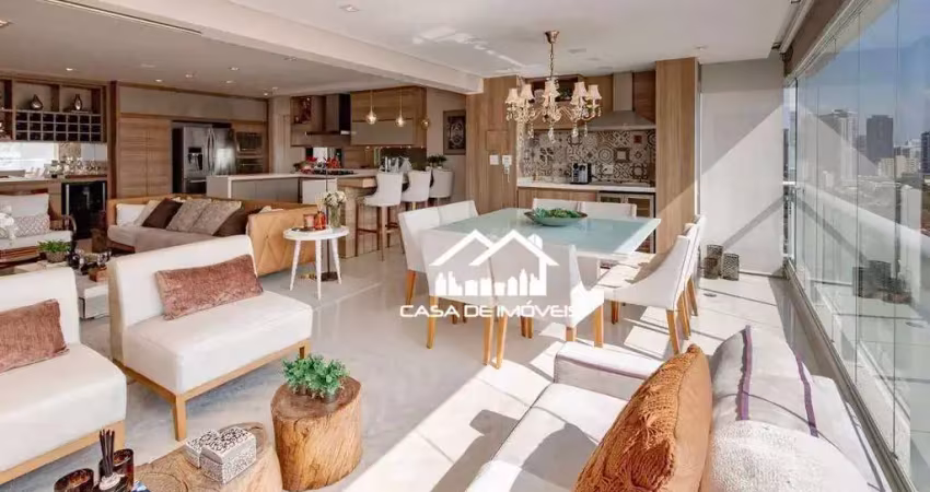 Venda apartamento com 3 dormitórios, 1 suíte, varanda gourmet e lazer completo, no brooklin