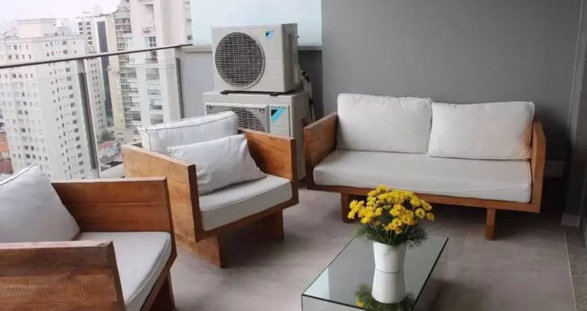 Aluga apartamento mobiliado com 110m², 1 suíte, na vila nova conceição.
