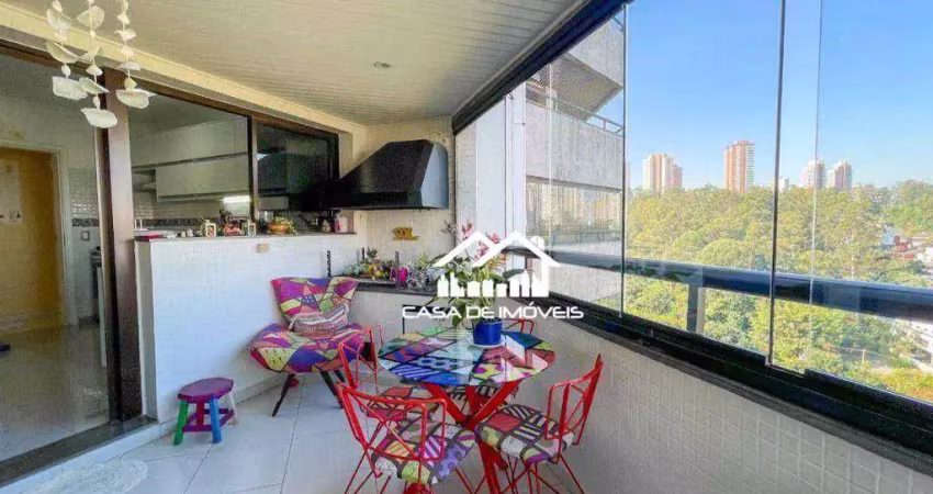 Vende apartamento de 193m³, com 3 suítes, 3 vagas e varanda gourmet no jardim ampliação