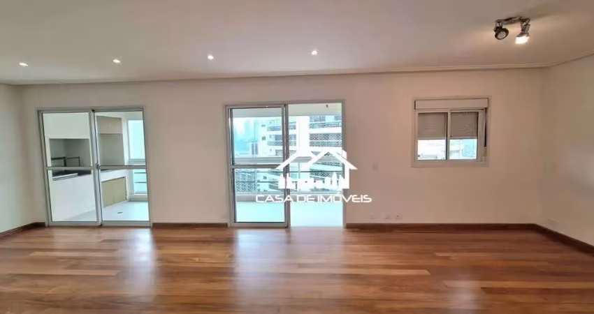Aluga apartamento com 139m², 3 suítes, varanda gourmet e lazer completo, na vila olímpia.