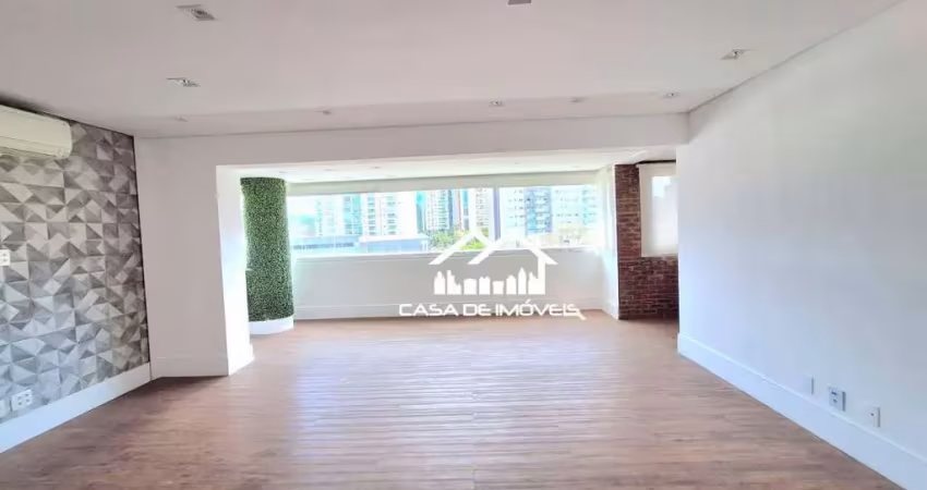 Aluga apartamento diferenciado no brooklin , com 132m², 3 dormitórios e lazer completo.