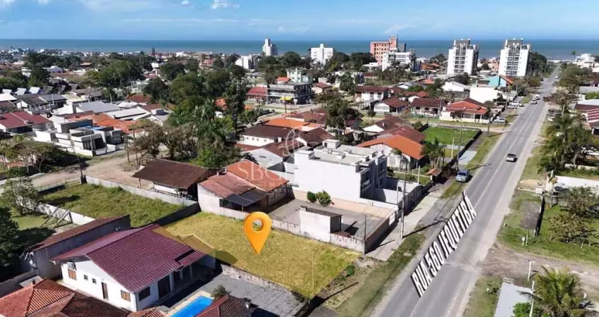 Terreno aterrado no balneário rainha do mar com 390m² em itapoá/sc!