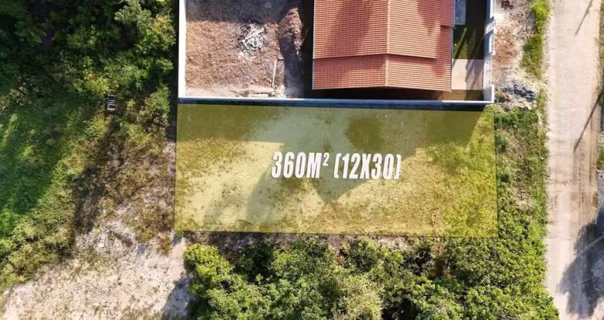 Ótimo terreno pronto para construir na barra do saí em itapoá/sc!
