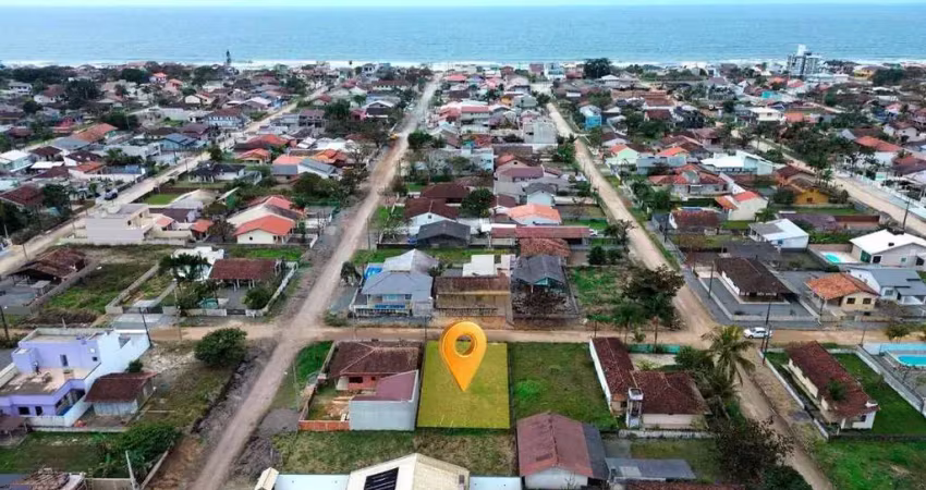 Terreno na barra do saí, face leste com 336m² (14x24)