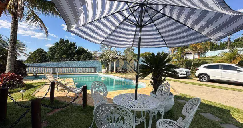 Chácara com 4 dormitórios à venda, 2000 m² por r$ 1.400.000,00 - jardim estância brasil - atibaia/sp