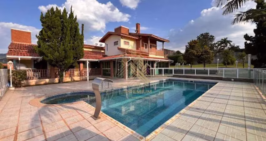 Chácara com 5 dormitórios à venda, 4000 m² por r$ 2.100.000,00 - jardim estância brasil - atibaia/sp