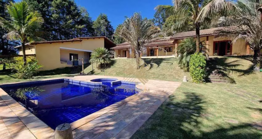 Sítio com 3 dormitórios à venda, 60000 m² por r$ 2.600.000,00 - vitória régia - atibaia/sp
