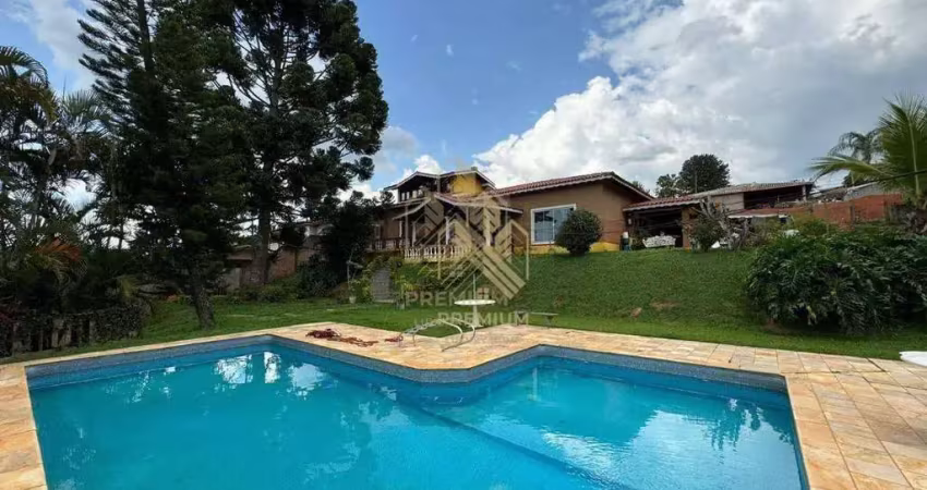 Chácara com 4 dormitórios à venda, 2400 m² por r$ 1.300.000,00 - refúgio - atibaia/sp