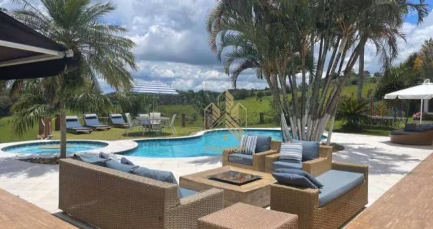 Chácara com 6 dormitórios, 10000 m² - venda por r$ 4.980.000,00 ou aluguel por r$ 19.900,00/mês - dos limas - joanópolis/sp