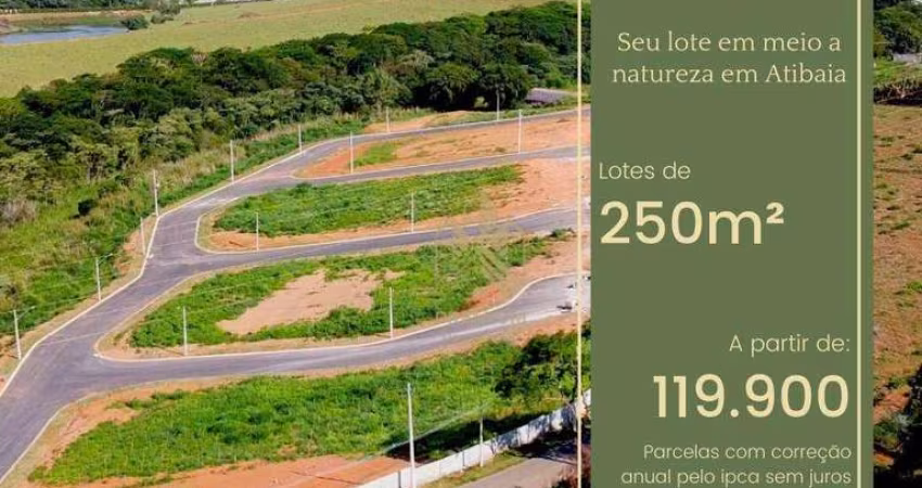 Terreno à venda, 250 m² por R$ 150.000,00 - Tanque - Atibaia/SP