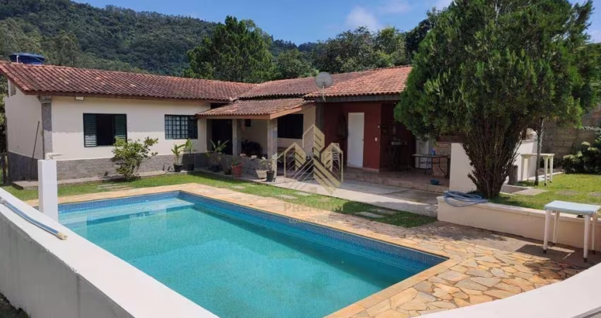 Chácara com 2 dormitórios à venda, 3000 m² por r$ 490.000,00 - piracaia - piracaia/sp