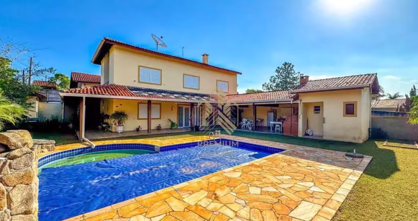 Chácara com 4 dormitórios à venda, 1000 m² por r$ 1.400.000,00 - terras da fazenda santana - atibaia/sp