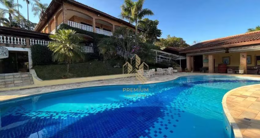 Chácara com 11 dormitórios à venda, 19000 m² por r$ 3.500.000,00 - rosário - atibaia/sp