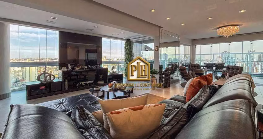 Cobertura com 4 dormitórios à venda, 342 m² por r$ 6.000.000,00 - tatuapé - são paulo/sp