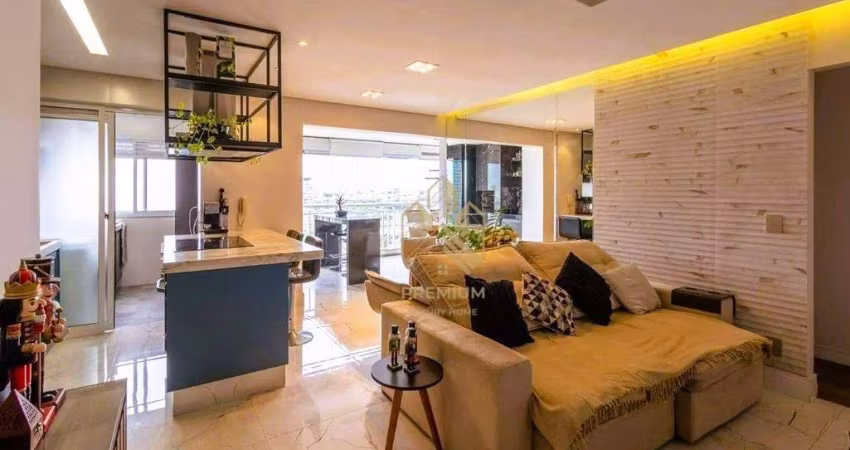 Apartamento com 3 dormitórios à venda, 90 m² por R$ 1.270.000,00 - Tatuapé - São Paulo/SP