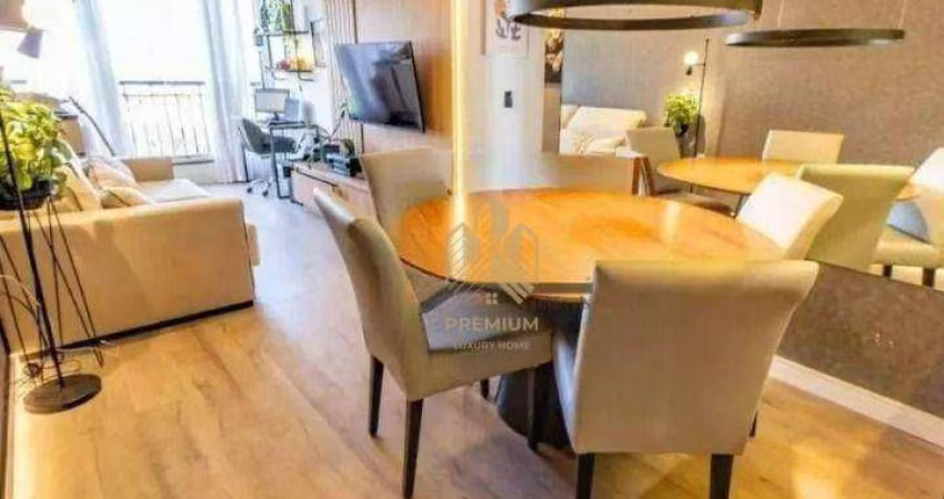 Apartamento com 2 dormitórios à venda, 62 m² por R$ 670.000,00 - Jardim Anália Franco - São Paulo/SP