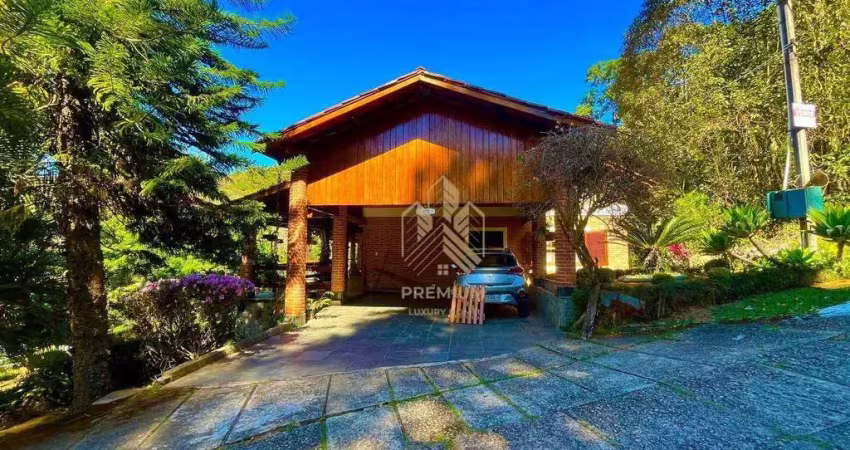 Casa com 4 dormitórios à venda, 546 m² por r$ 1.290.000,00 - clube da montanha - atibaia/sp