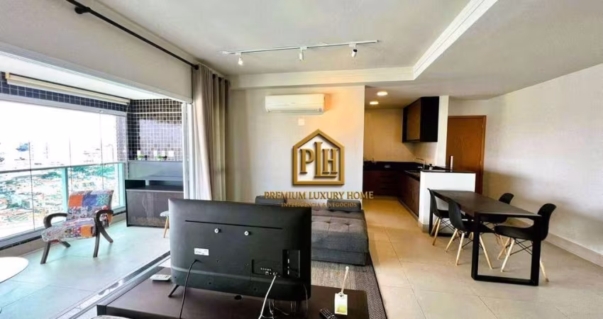 Apartamento com 1 dormitório para alugar, 55 m² por R$ 4.880,00/mês - Jardim Anália Franco - São Paulo/SP