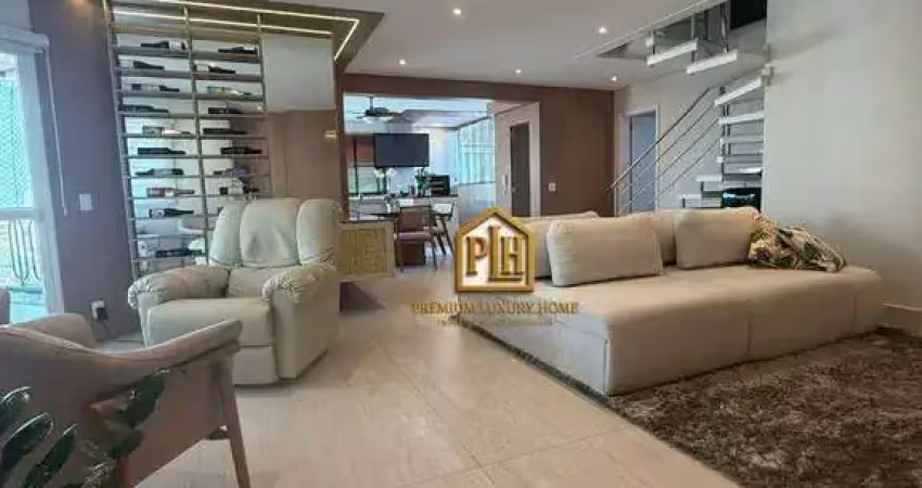 Apartamento duplex com 3 dormitórios à venda, 230 m² por r$ 3.500.000 - jardim anália franco - são paulo/sp