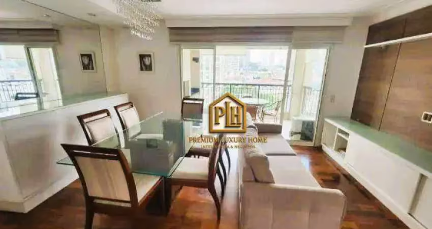 Apartamento com 3 dormitórios para alugar, 96 m² por r$ 9.180,00 - tatuapé - são paulo/sp