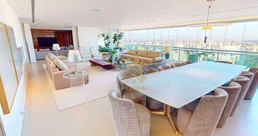 Apartamento com 2 dormitórios à venda, 326 m² por r$ 8.900.000,00 - jardim anália franco - são paulo/sp