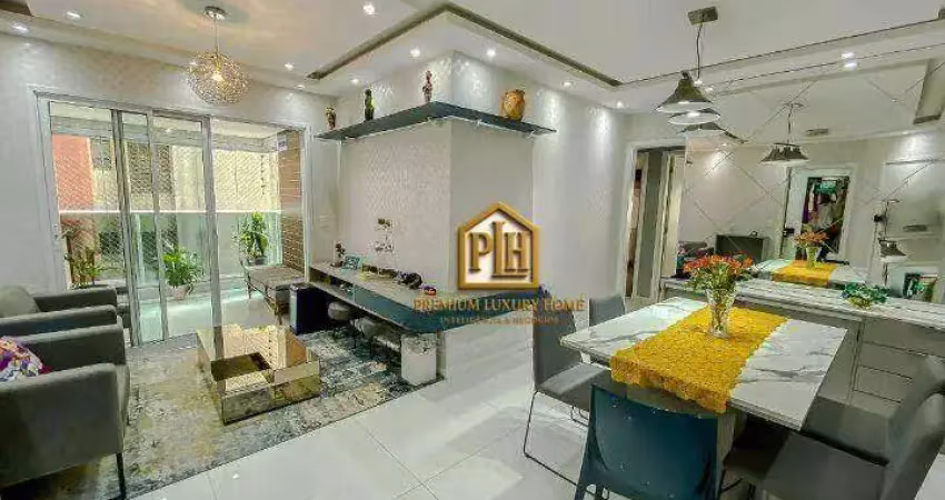 Apartamento com 3 dormitórios, 96 m² - venda por r$ 1.350.000,00 ou aluguel por r$ 9.400,00/mês - jardim anália franco - são paulo/sp