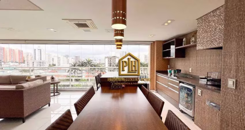 Apartamento com 4 dormitórios para alugar, 225 m² por r$ 21.500,00/mês - tatuapé - são paulo/sp