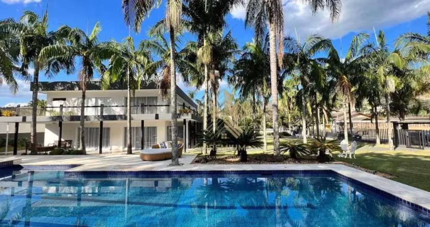 Casa com 4 dormitórios, 903 m² - venda por r$ 12.000.000,00 ou aluguel por r$ 30.000,00/mês - condomínio flamboyant - atibaia/sp