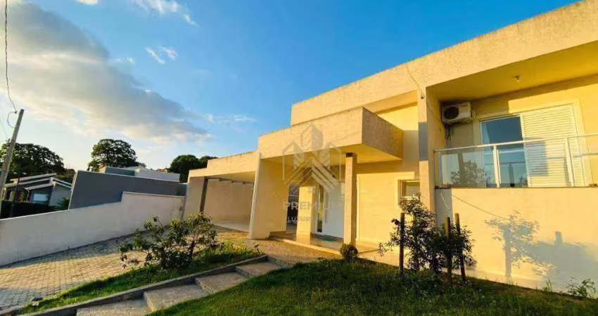 Casa com 5 dormitórios à venda, 350 m² por r$ 1.800.000,00 - condominio parque das garças i - atibaia/sp